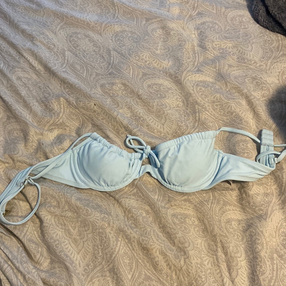 Light blue bathing suit top
